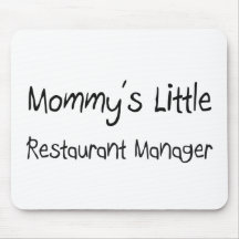 Mommys Little Restaurant Manager Mouse Pad