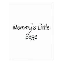 Mommys Little Sage Post Card