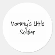 Mommys Little Soldier Stickers