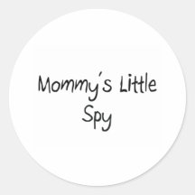 Mommys Little Spy Sticker