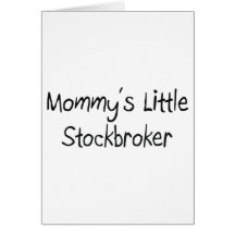Mommys Little Stockbroker Cards