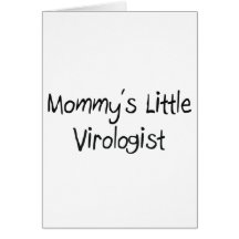 Mommys Little Virologist Greeting Card