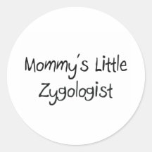 Mommys Little Zygologist Sticker