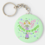 Moms Are Angels T-shirts and Gifts Key Chains