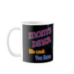 Moms Diner We Cook You Listen Neon mugs