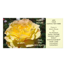 MOM'S HOUSE for HOLIDAYS Invitation Cards Events Customised Photo Card