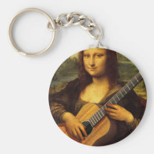 Mona Guitar Key Chain