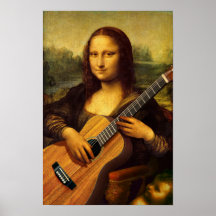 Mona Guitar Print
