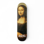 Mona Lisa, Abstract  Weapons skateboards