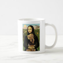 Mona Lisa - Airedale Terrier (#1) Mug