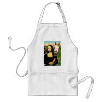 Mona Lisa and her Arabian Horse Apron