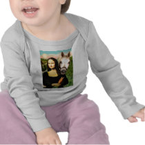 Mona Lisa and her Arabian Horse Tshirts