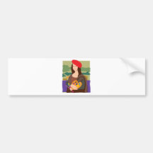 Mona Lisa Artist Bumper Sticker