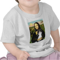 Mona Lisa - black and white cat