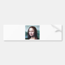 Mona Lisa by Leonardo Da Vinci Bumper Sticker