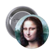 Mona Lisa by Leonardo Da Vinci Buttons
