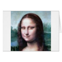 Mona Lisa by Leonardo Da Vinci Greeting Cards