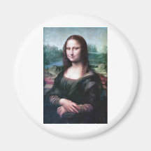 Mona Lisa by Leonardo Da Vinci Magnets
