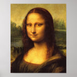 Mona Lisa Head Detail - Leonardo Da Vinci Print