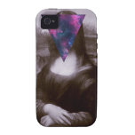 Mona lisa hipster Case-Mate iPhone 4 cover