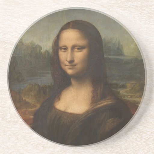 Mona Lisa (La Gioconda) Drink Coaster