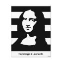 Mona Lisa postcards