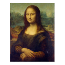 Mona Lisa Postcard