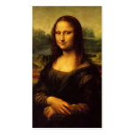 Mona Lisa Profile Card business cards