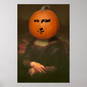 Mona Lisa Pumpkin posters