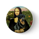 Mona Lisa - Rottweiler (#3) buttons