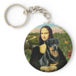 Mona Lisa - Rottweiler (#3) keychains