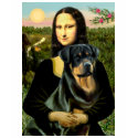 Mona Lisa - Rottweiler (#3) t-shirts