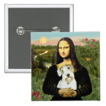 Mona Lisa - Sealyham Terrier (L) Button