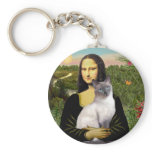 Mona Lisa - Siamese 24 (blue point) keychains