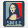 Mona Lisa Smile Mouse Pads