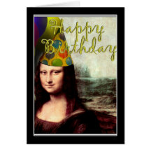 Mona Lisa -  The Birthday Girl Card