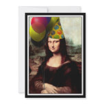 Mona Lisa -  The Birthday Girl Custom Announcement