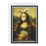 Mona Lisa, The Easter Bunny invitations