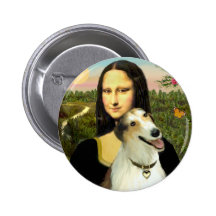 Mona Lisa's Borzoi Buttons