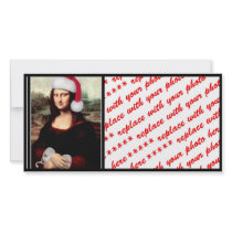 Mona Lisa's Santa Hat