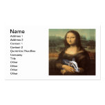 Mona Lisa's Secret Goat Passion Business Cards business cards