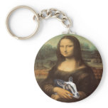 Mona Lisa's Secret Goat Passion keychains