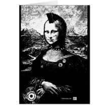 Mona Mohawk Greeting Card