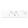 Mona Smile Bumper Sticker
