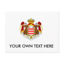 Monaco Coat of Arms Postcards