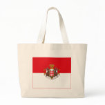 Monaco Flag w COA (light) Tote Bag