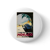 Monaco Grand Prix Automobile Vintage Art