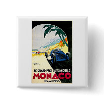 Monaco Grand Prix Car Race Travel Art
