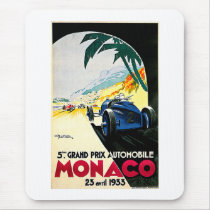 Monaco Grand Prix Car Race Travel Art