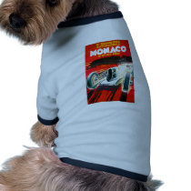 Monaco Grand Prix Race~ Vintage Automobile Ad Dog Clothing